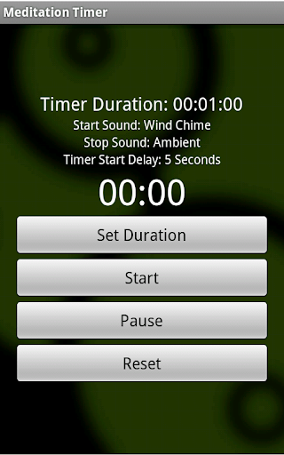 Android application Meditation Timer screenshort
