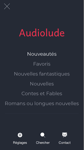Android application Livres audio - Audiolude screenshort