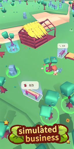 Android application Idle Tribe 3D -Survive screenshort