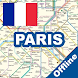 PARIS METRO TRAM BUS GUIDE MAP