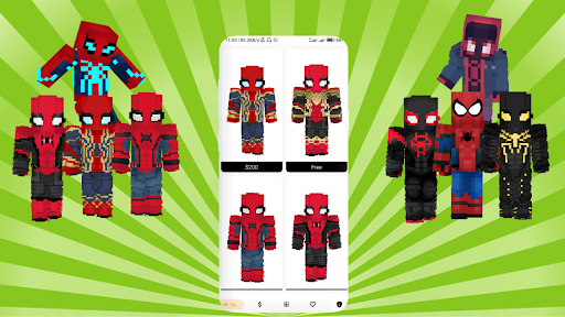 Spider Skins for Minecraft PE
