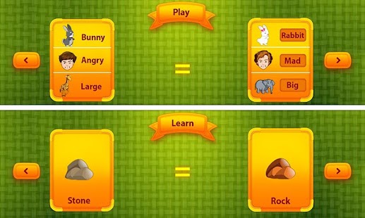 Learn Synonym Words for kids - Screenshot