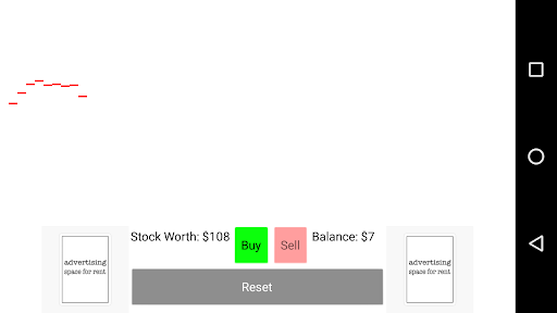 Android application Stock Market Simulator screenshort