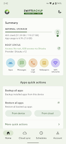 Swift Backup 5.0.4 APK + Mod (Unlimited money) إلى عن على ذكري المظهر