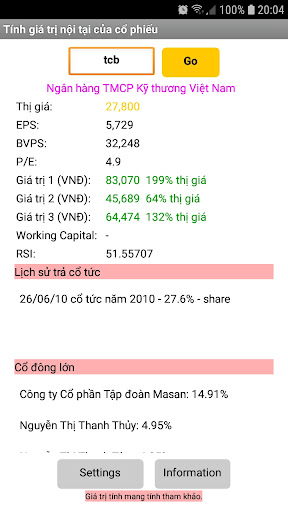 Stocks Intrinsic Value Screen 2