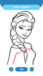How to draw Princess