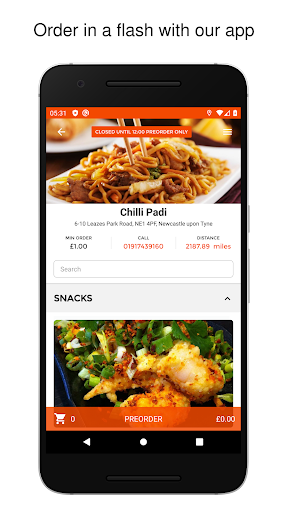 Android application Chilli Padi screenshort