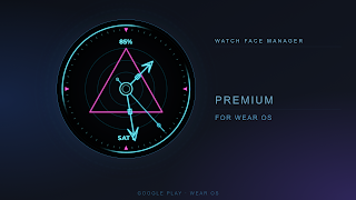 Neon Triad Watch Face screenshot 1