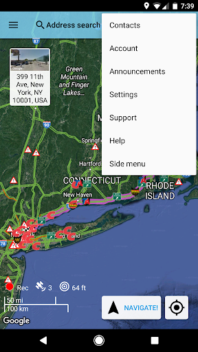 Screenshot of BUS  Routing and Navigation