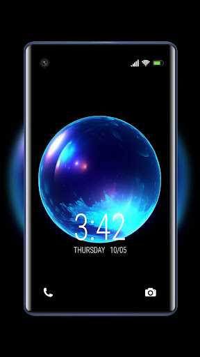 Android application Radiant Neon Sphere screenshort