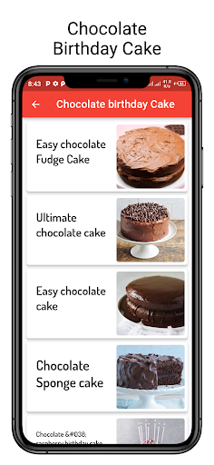 Screenshot of Cake Recipes Tasty Cookbook