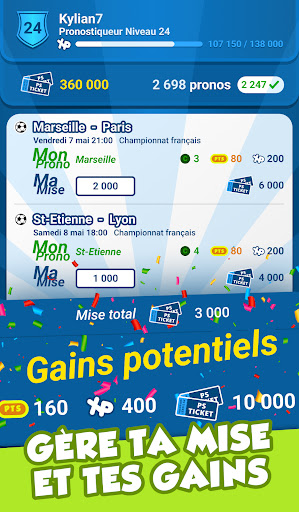 PS - Pronos Foot Multijoueur Screen 3