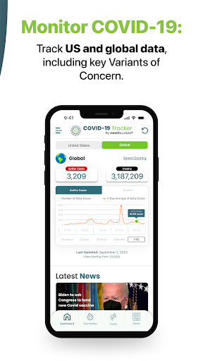 HealthLynked Covid19 Tracker Screen 3