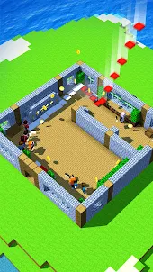 بناء برج 3D - لعبة البناء