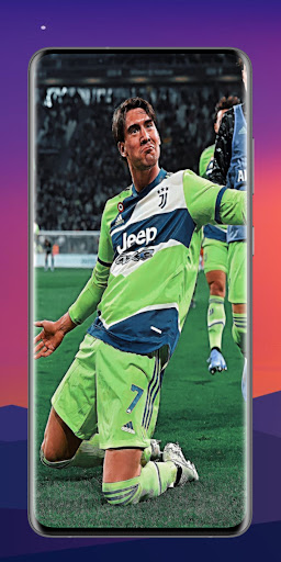 Dusan Vlahovic 4K Wallpaper Screen 2