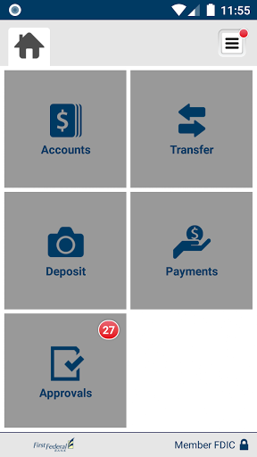 First Federal Bank NC Business Screen 3