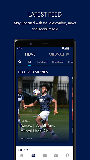 Millwall FC Screen 3