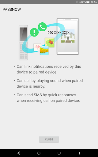 Android application PASSNOW screenshort
