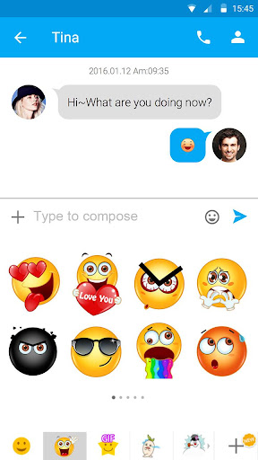 FREE GO SMS EMOTICON STICKER