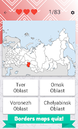Russian Federation regions flags and maps