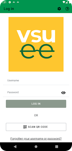 Android application VSU E-Learning Environment screenshort
