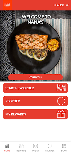 Android application Nanas Food For You screenshort