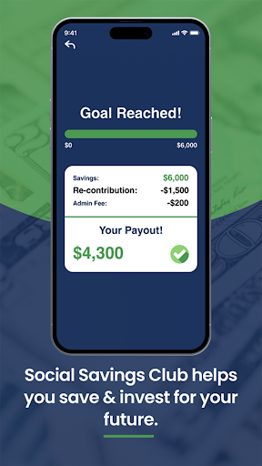 Android application Social Savings Club screenshort