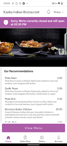 Kasba Indian Restaurant Screen 2