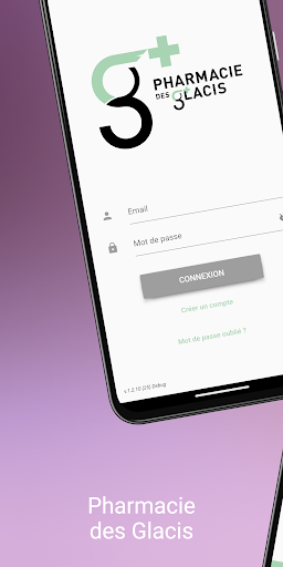 Android application Pharmacie des Glacis screenshort
