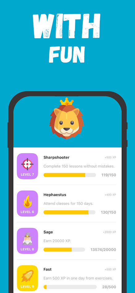 #2. Gramaro: Learn English Grammar (Android) بواسطة: KENITIVE LLC