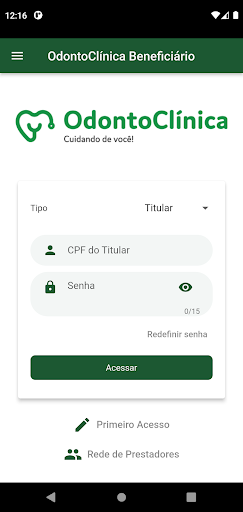 OdontoClínica Screen 2