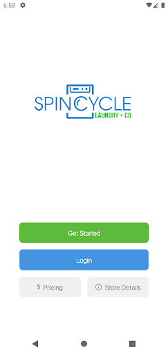 Android application Spin Cycle Laundry Co screenshort