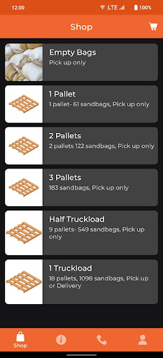 BagsofSand.com Screen 2