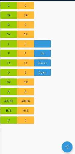 Android application Transpose screenshort