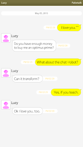 Faketalk - Chatbot screenshots 2