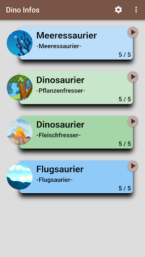 Android application Meine wilden Dinosaurier screenshort