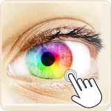 Eye Color: live contact lenses icon