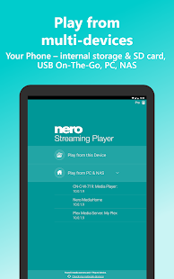 Nero Streaming Player Pro Captura de tela