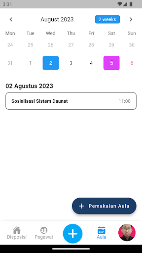 DAUNAT Screen 2