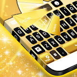 Neon Gold Keyboard Theme icon