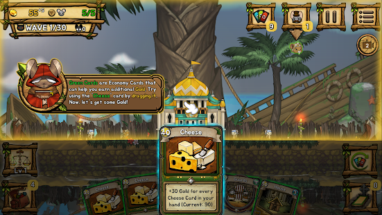 Ratropolis : CARD DEFENSE GAME Screenshot