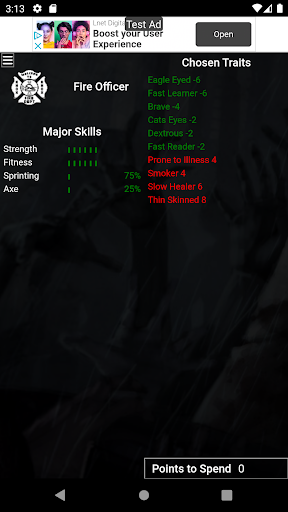 Zomboid Build Calculator Screen 3