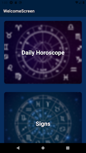 Android application Daily Horoscope screenshort