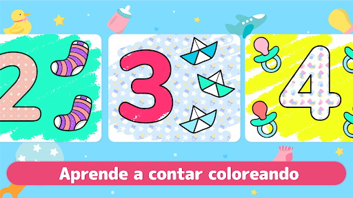Libro Colorear y Pintar Bebés Captura de Pantalla del Juego Android 2