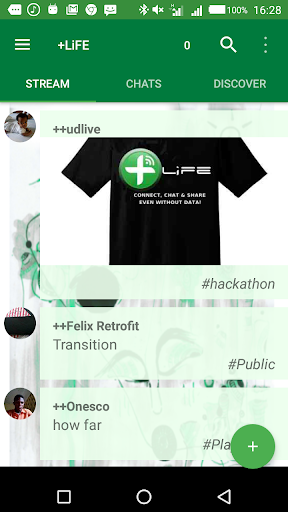 PlusLiFE App Chat without data Screenshot 3 - AppWisp.com