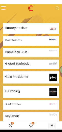 Android application Couponclans screenshort