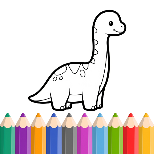 Dino Coloring, Draw Dinosaur