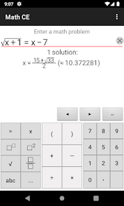 Captura 1 Math CE android