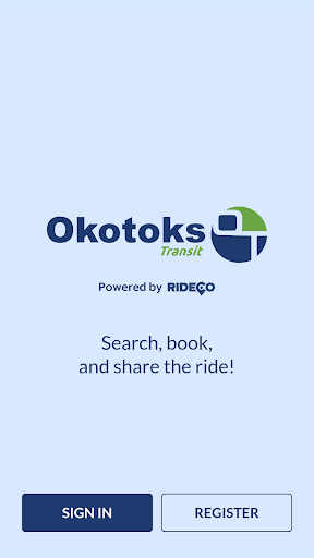 Android application Okotoks Transit On Demand screenshort