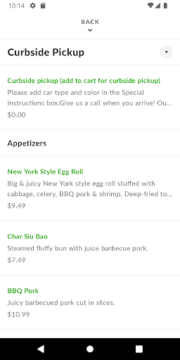 Green Apple China Bistro Screen 3